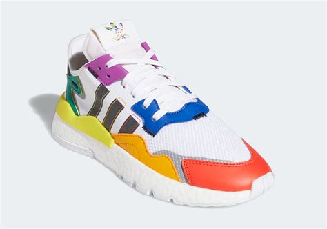 Adidas rainbow shoes